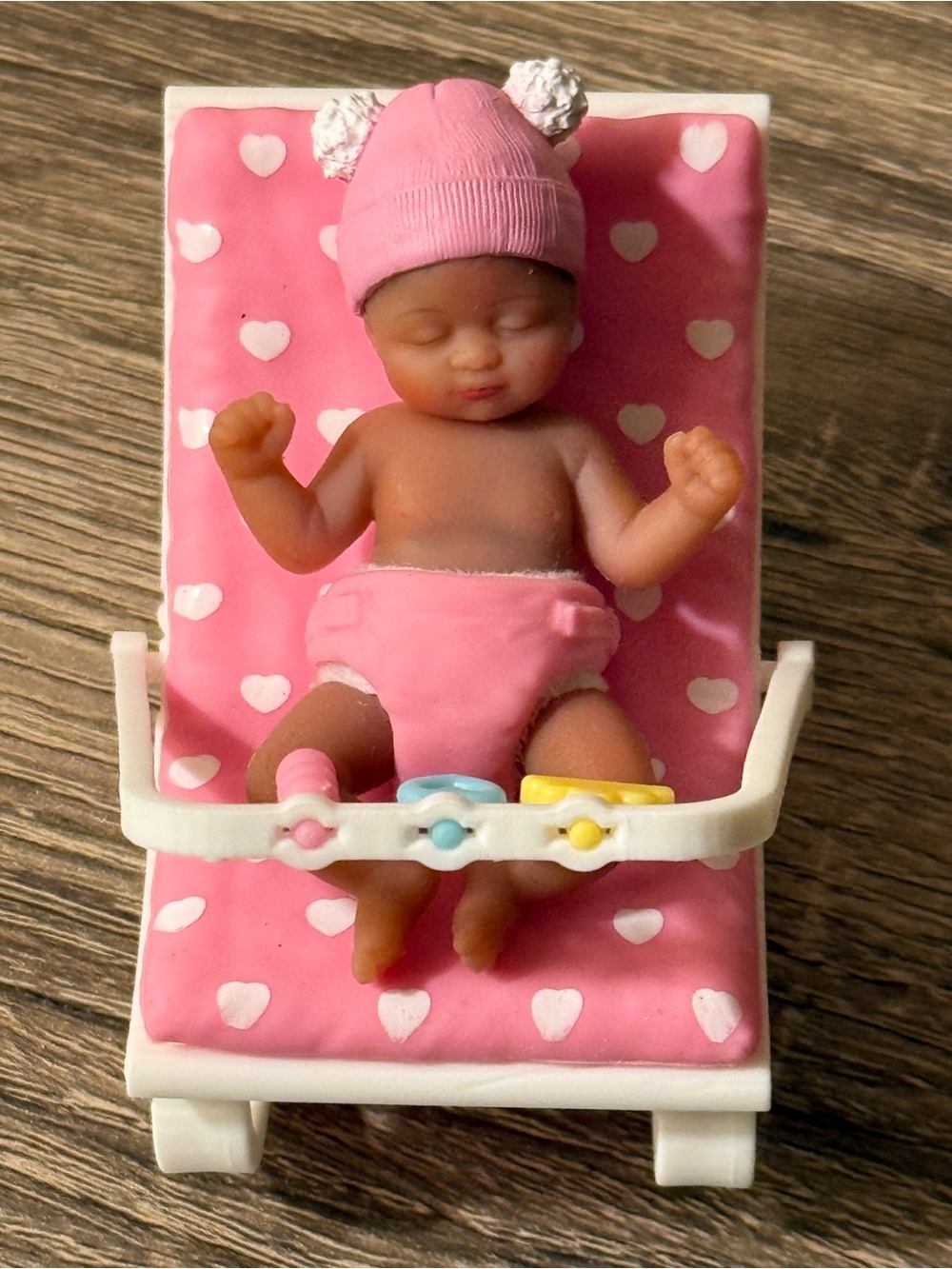 ZURU My Mini Baby SERIES 1 PINK Bouncer Rocker Seat